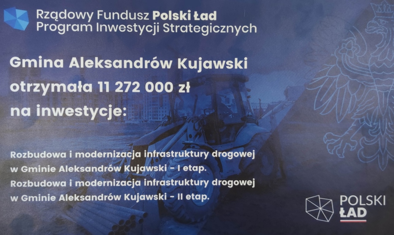 Gmina Aleksandr W Kujawski Dofinansowanie Na Rozbudow I Modernizacj