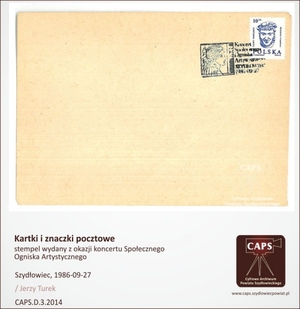 Stempel wydany z okazji koncertu Społecznego Ogniska Artystycznego [300x309]