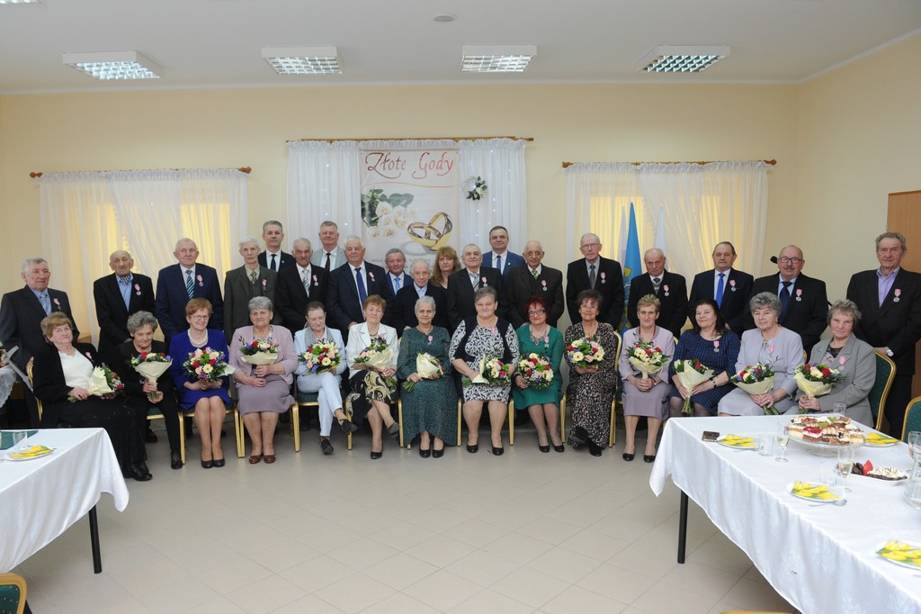 Wspólne grupowe zdjęcie solenizantów...