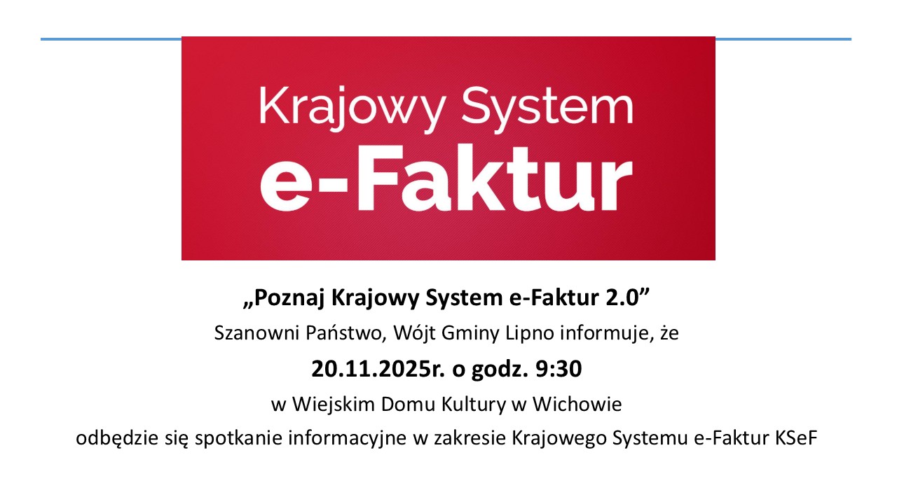 Plakat KSeF - Wichowo