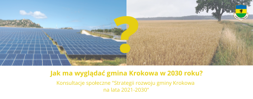 Baner strategii rozwoju gminy