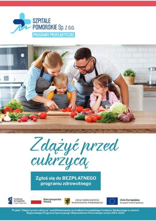 Plakat programu Zdążyć przed cukrzycą