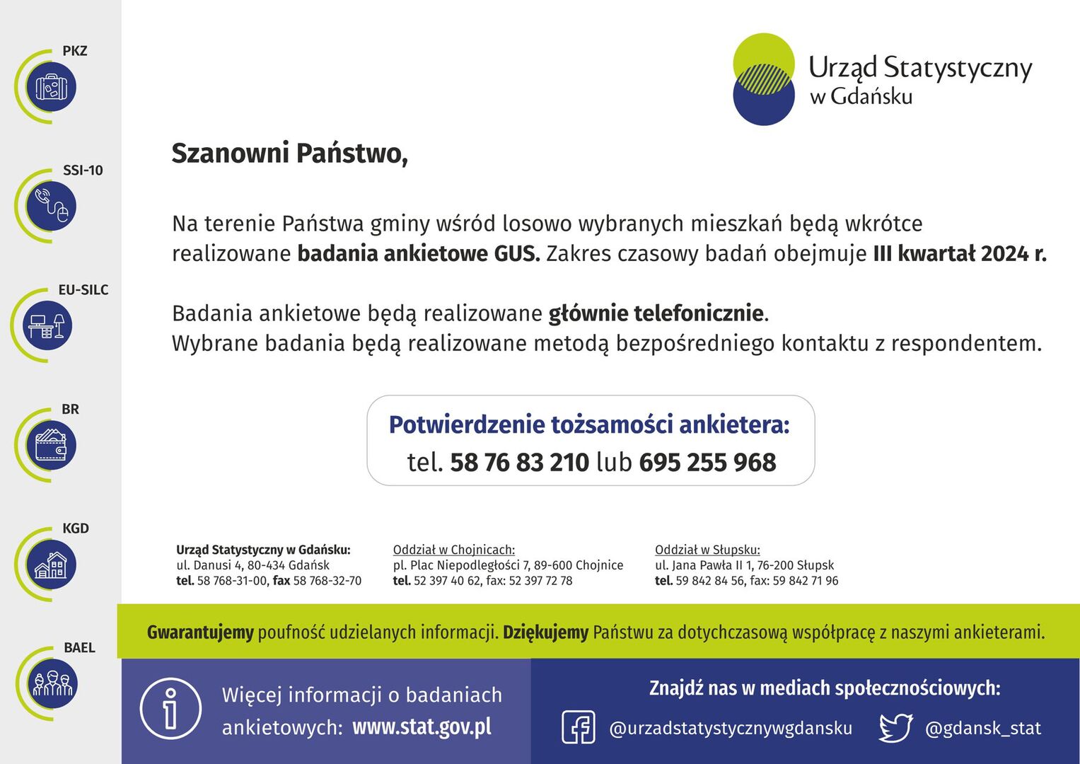Informacja GUS w Gdańsku