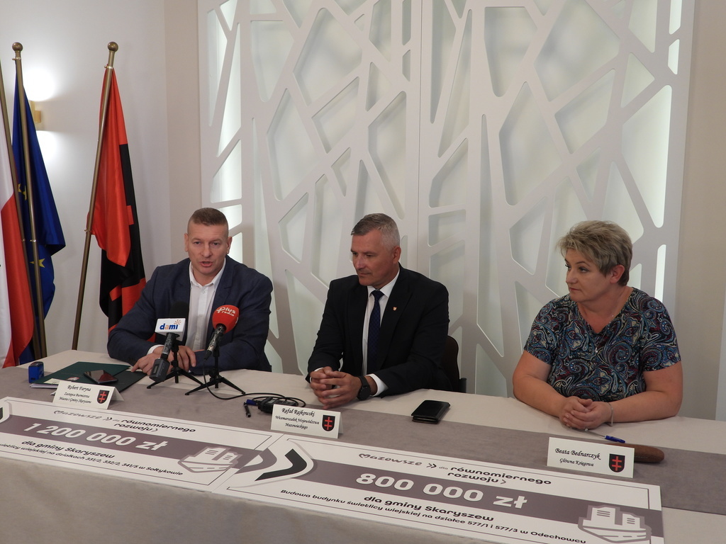 Podpisanie umów o wsparcie z budżetu Województwa Mazowieckiego.