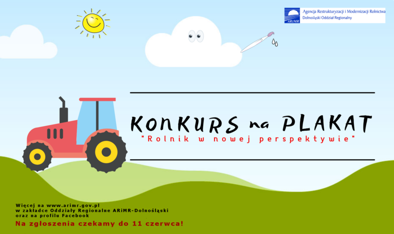 plakat Konkurs pt. „Rolnik w nowej perspektywie”