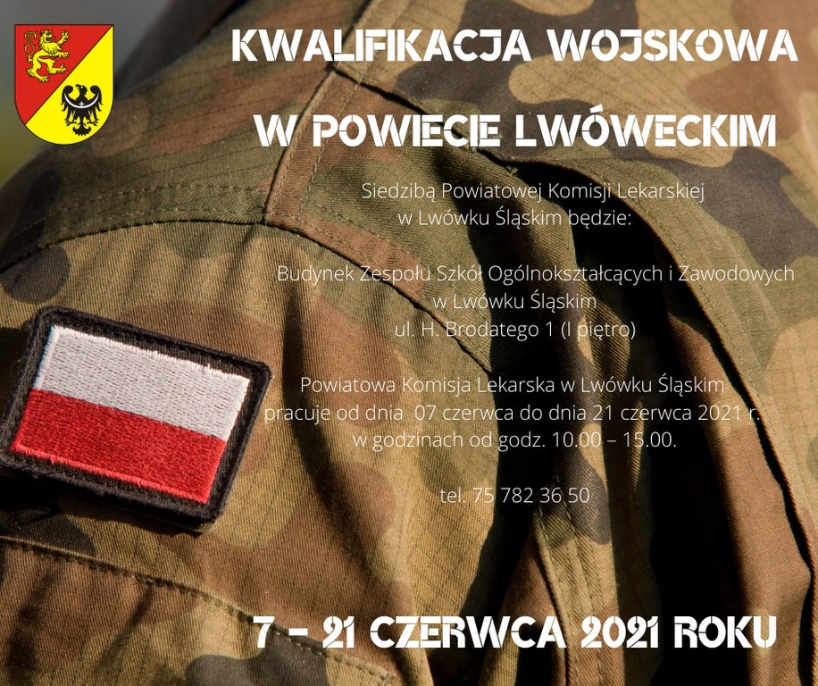 INFORMACJA O KWALIFIKACJI WOJSKOWEJ W LWÓWKU ŚLĄSKIM