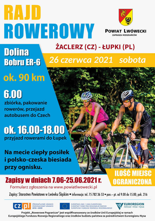 Zapisy na Rajd Rowerowy Doliną Bobru