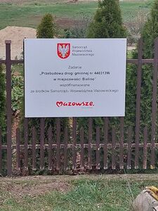Przebudowa drogi gminnej Nr 440313W w miejscowości Bielino