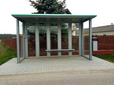 ,,Zakup i montaż wiat przystankowych w miejscowościach Wólka Przekory, Ochudno, Nowe Wielątki