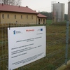 Tablica przy Stacji Uzdatniania Wody w Unierzyżu