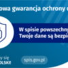 Na górze grafiki jest napis: ustawowa gwarancja ochrony danych. Poniżej po lewej stronie widać symbol