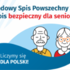 Na górze grafiki jest napis: Narodowy Spis Powszechny 2021 to spis bezpieczny dla seniorów! Poniżej wi
