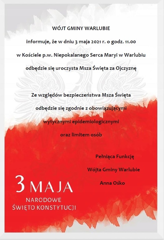plakat 3 maj