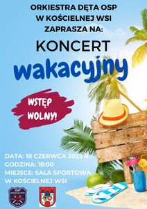 Plakat - Koncert Wakacyjny