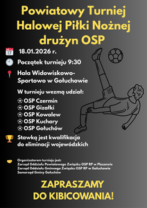 Plakat z informacjami