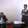 wykonawcy programu artyst.;Leszek Karczewski-piano,Zofia Malińska-śpiew zdj. M.Pera