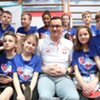Młodzi sportowcy z gminy Gostycyn z Premierem Mateuszem Morawieckim