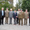 Od lewej: burmistrz Kamieńska Grzegorz Turlejski, mjr Tadeusz Lipiński, b.minister Urzędu d/s Kombatan