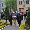 Uroczystość przed pomnikiem Tadeusza Kościuszki.