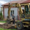 Budowa kanalizacji sanitarnej w ul. Zjednoczenia przez Samorządowy Zakład Gospodarki Komunalnej.