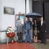 od prawej: burmistrz Kamieńska - Grzegorz Turlejski, inspektor d/s promocji w Urzędzie Miejskim w Kamie