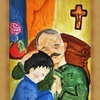 Kiedy Karol miał 9 lat jego mama umarła, opiekował się nim troskliwie tata.