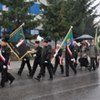 Przemarsz do kościoła parafialnego na Mszę Świętą.