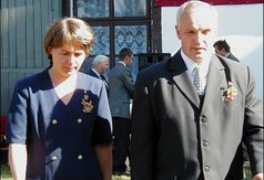 Starosta dożynek wraz ze Starościną