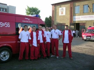 Zgrupowanie jednostek biorących udział w biegu – Łask.