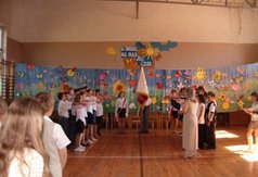 Ślubowanie szóstoklasistów.