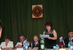 Wystąpienie Wójta Gminy Wodzierady - Grażyny Mazuchowskiej