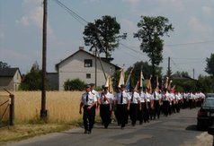 Przemarsz przybyłych jednostek