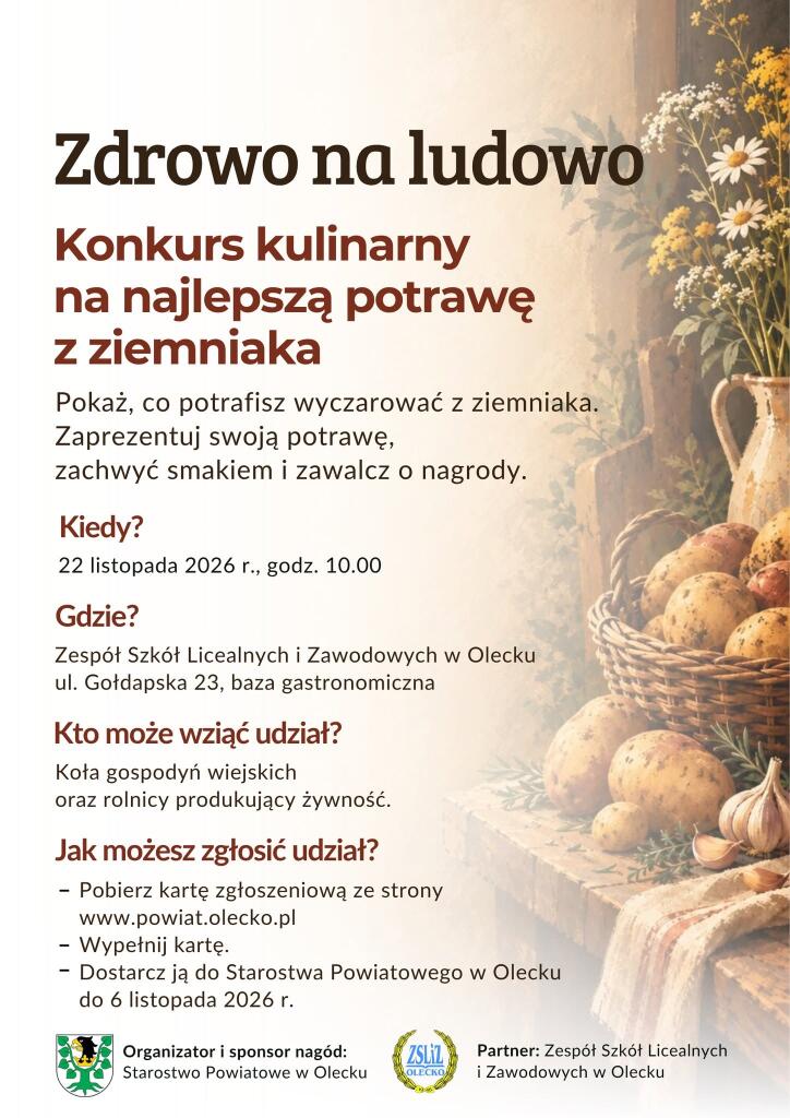 Konkurs kulinarny Zdrowo na ludowo w Olecku