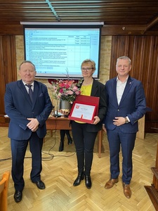 Ustępująca sołtys sołectwa Karminek (link otworzy duże zdjęcie)