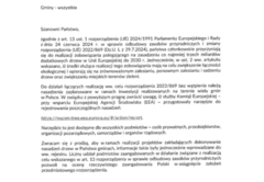 Pismo Ministerstwa Klimatu i Środowiska