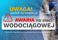 Awaria sieci wodociągowej