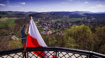 Wleń widziany z baszty
Fot. P. Zatylny