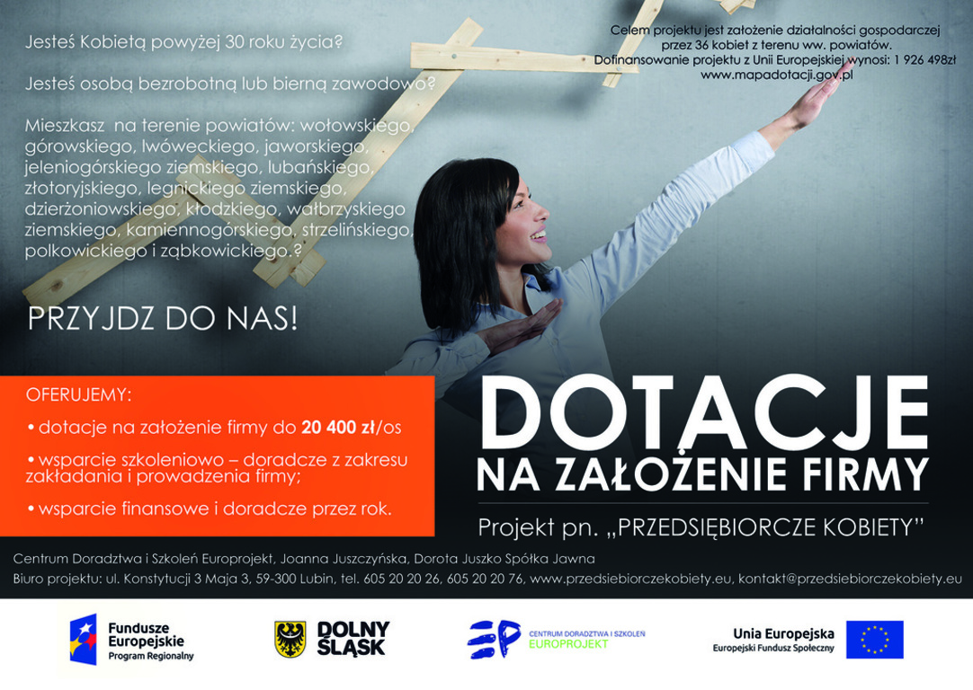 plakat Przedsiębiorcze Kobiety (link otworzy duże zdjęcie)