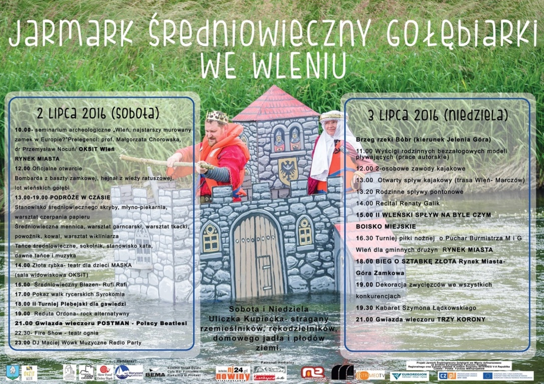 plakat Jarmark Średniowieczny Gołębiarki 2016 (link otworzy duże zdjęcie)