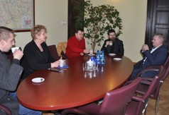 Dzień mediów w Starostwie Powiatowym w Ełku
