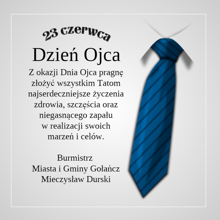 Życzenia z okazji Dnia Ojca
