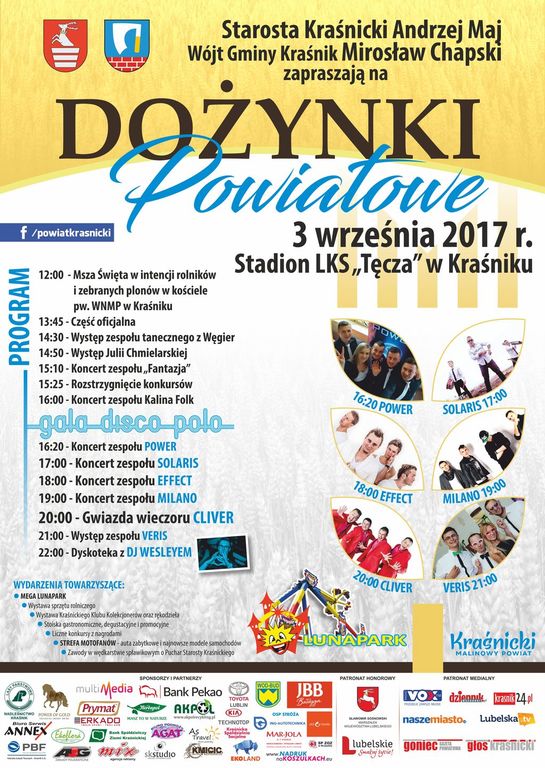 Plakat Dożynek Powiatowych (link otworzy duże zdjęcie)