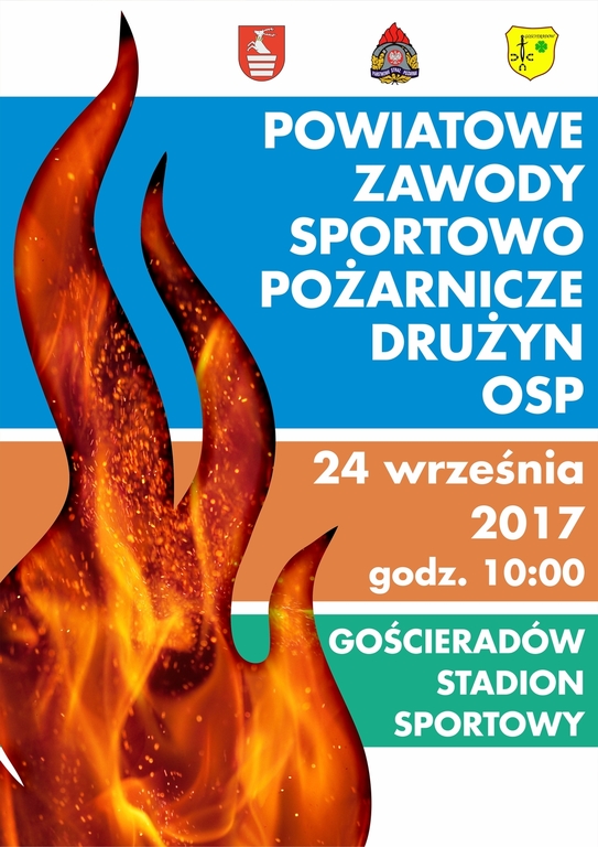 Plakat - zawody strażackie (link otworzy duże zdjęcie)
