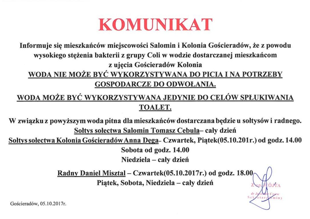 Komunikat (link otworzy duże zdjęcie)