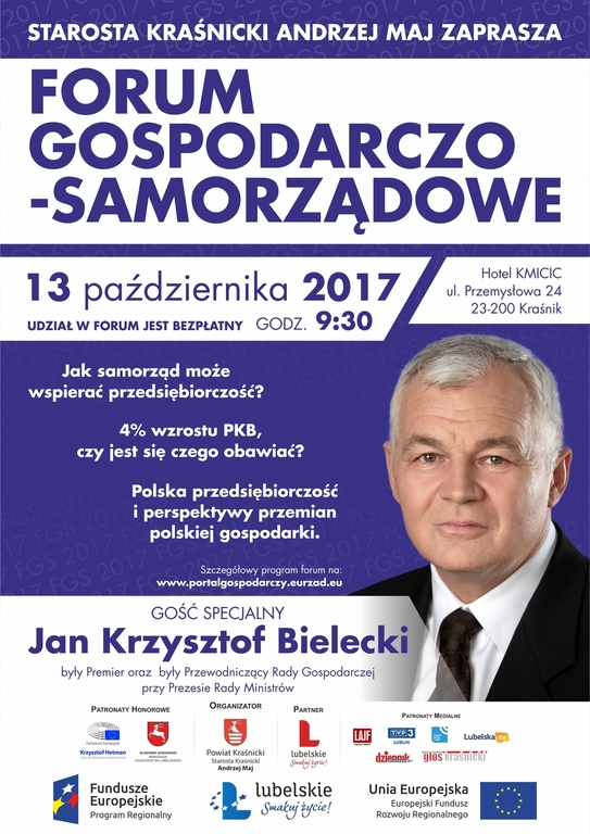 Plakat forum gospodarcze (link otworzy duże zdjęcie)