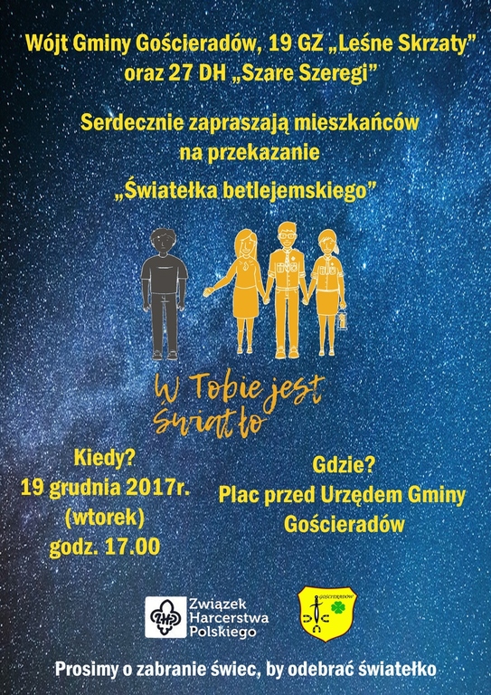 Plakat przekazanie światelka (link otworzy duże zdjęcie)