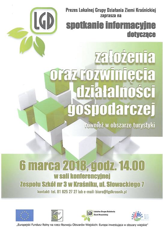 Plakat założenie oraz rozwinięcie działalności gospodarczej (link otworzy duże zdjęcie)