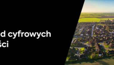 Baner z napisem Fiberhost. Samorząd cyfrowych możliwości