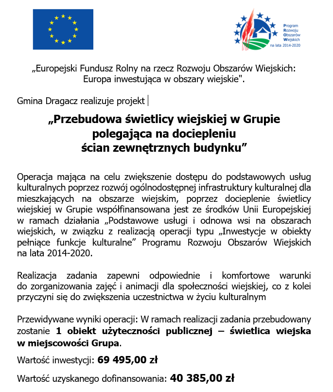 Przebudowa świetlicy wiejskiej w Grupie [685x806]