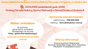 Plakat - Działaj Lokalnie